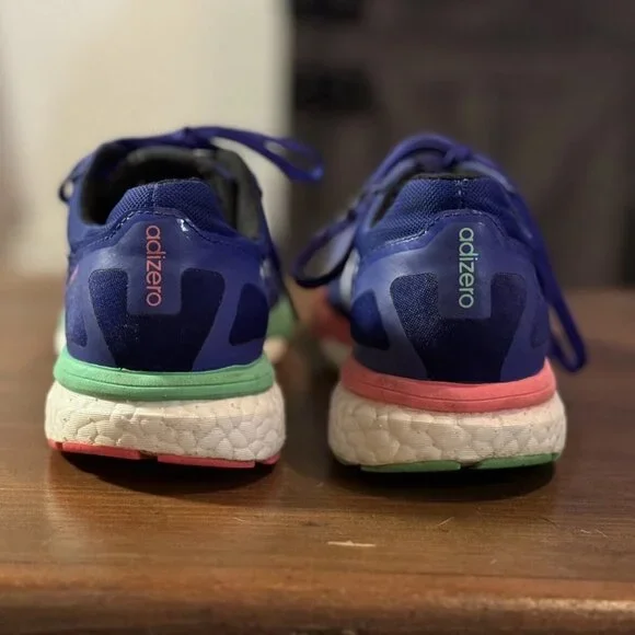 Adidas Adizero Boston Boost 5 Women’s Blue Running Shoes Size US 7 UK 5.5 - Picture 5 of 6